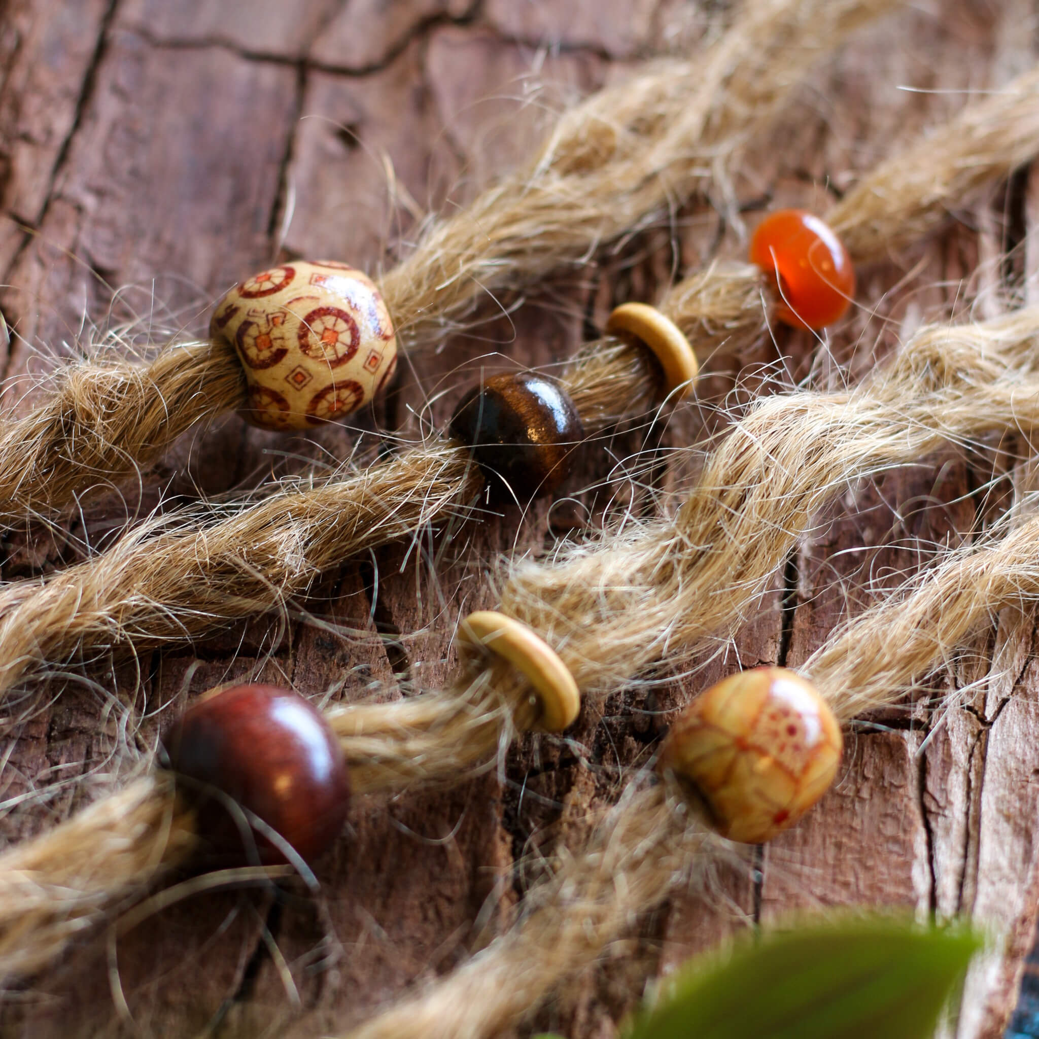 Earth & Agate Bead Set