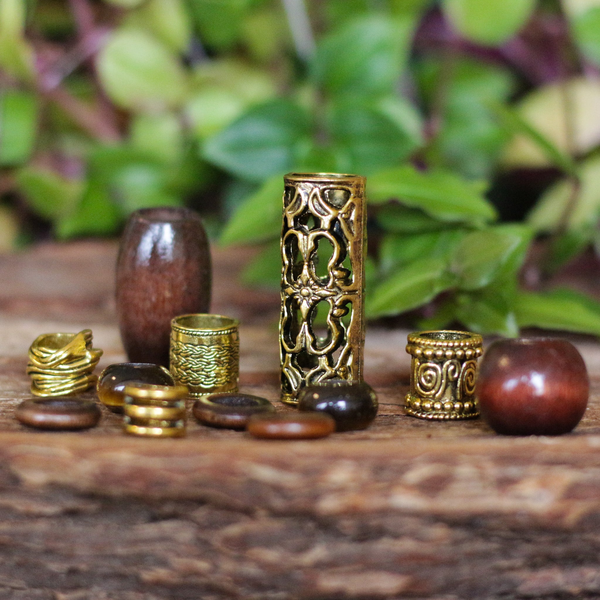 Earth &amp; Strength Dreadlock Bead Set