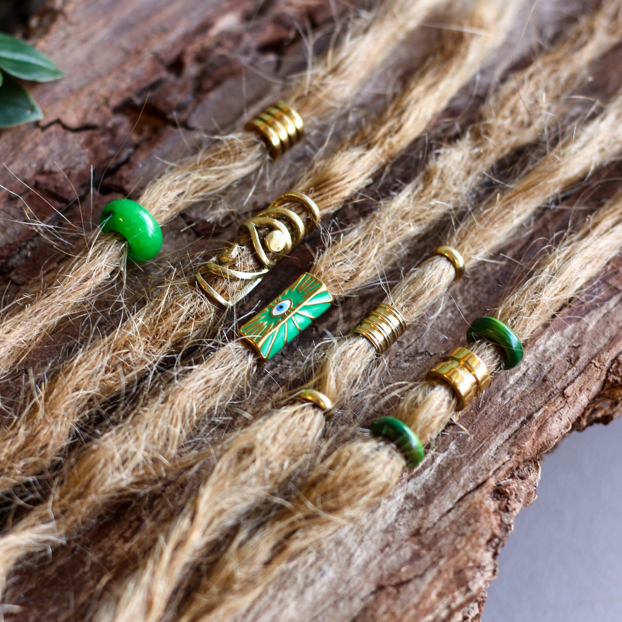 Evil Eye Dread Bead Set