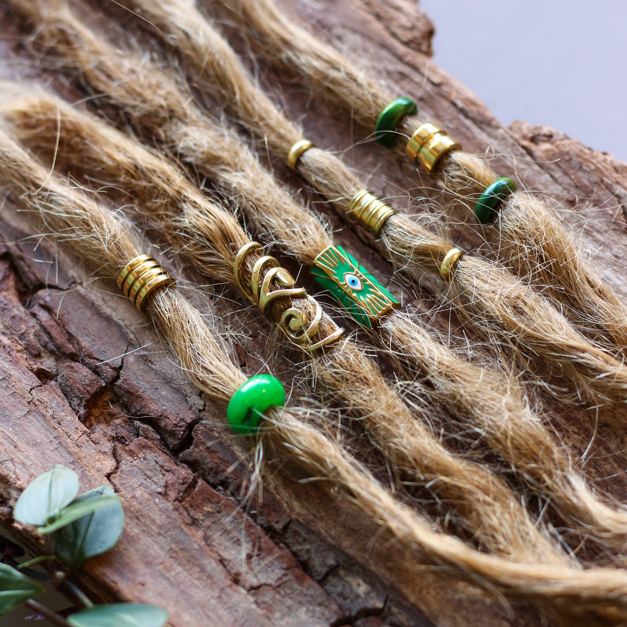Evil Eye Dread Bead Set