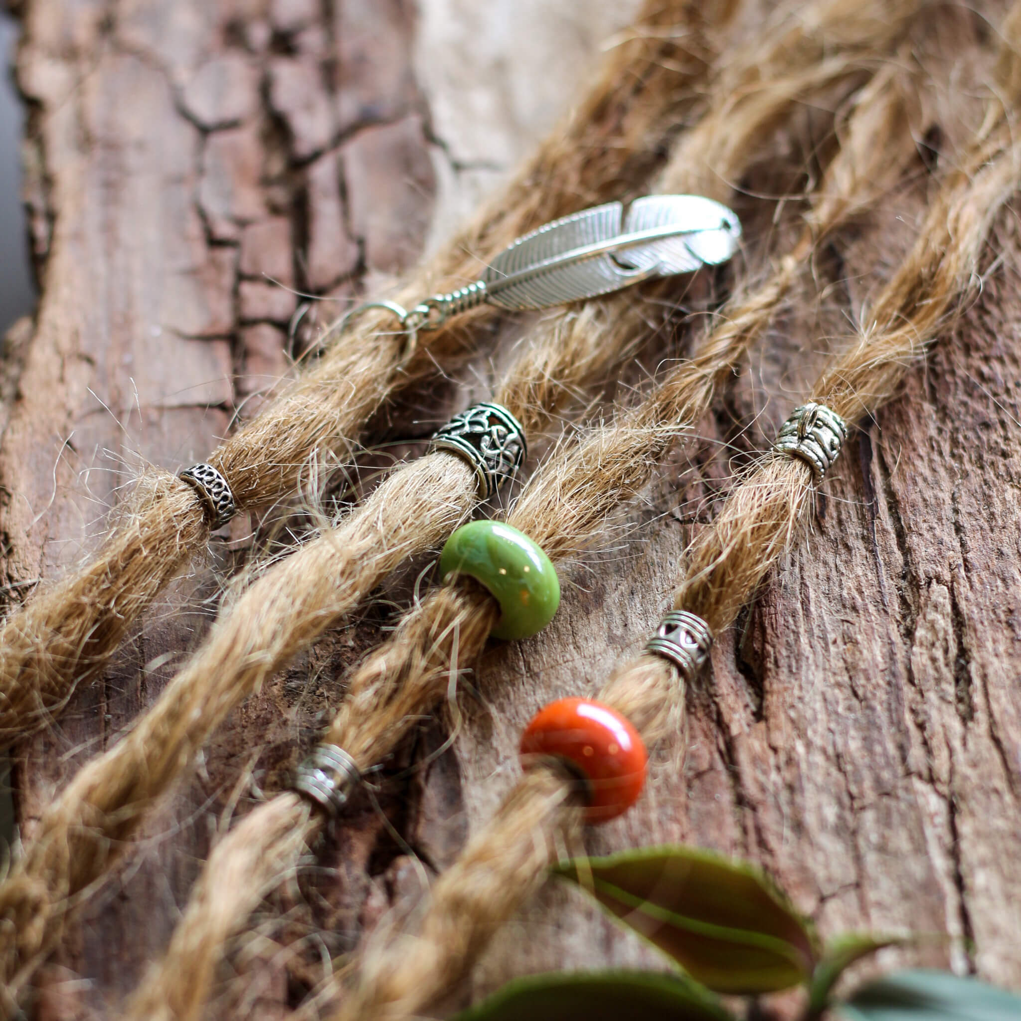 Forest Flame Dread Bead Set