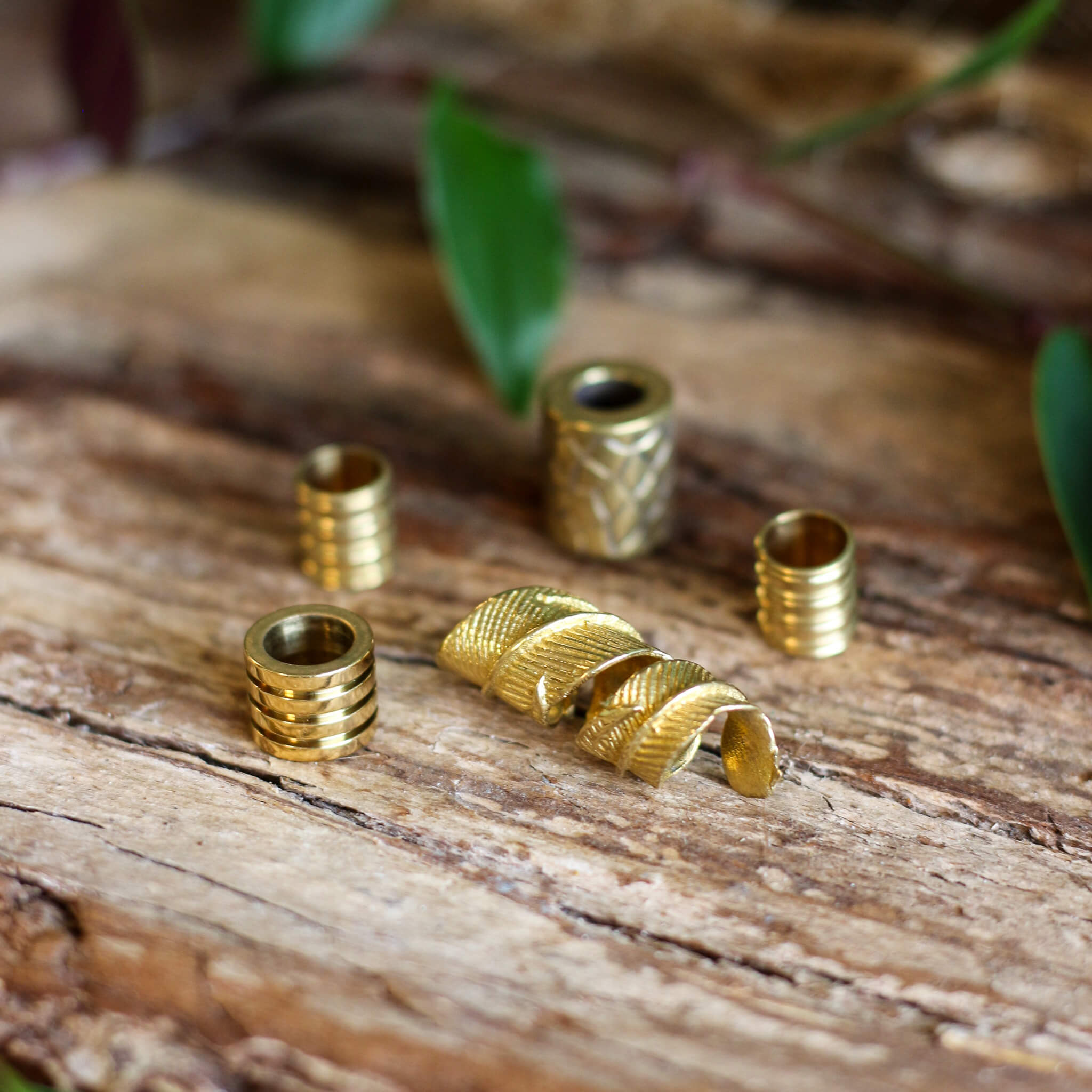 Golden Accent Bead Set