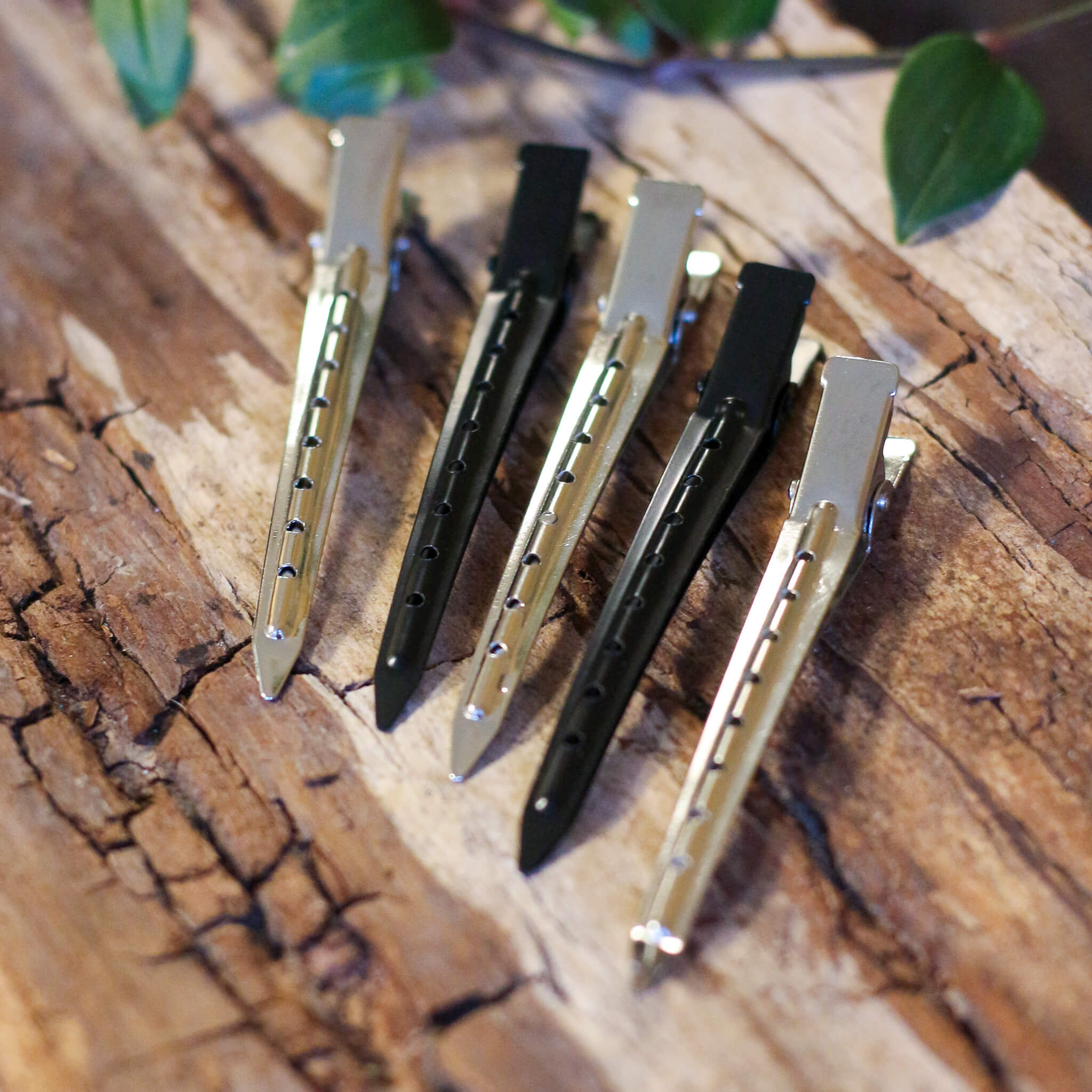 Metal Hair Clips - Set of 5