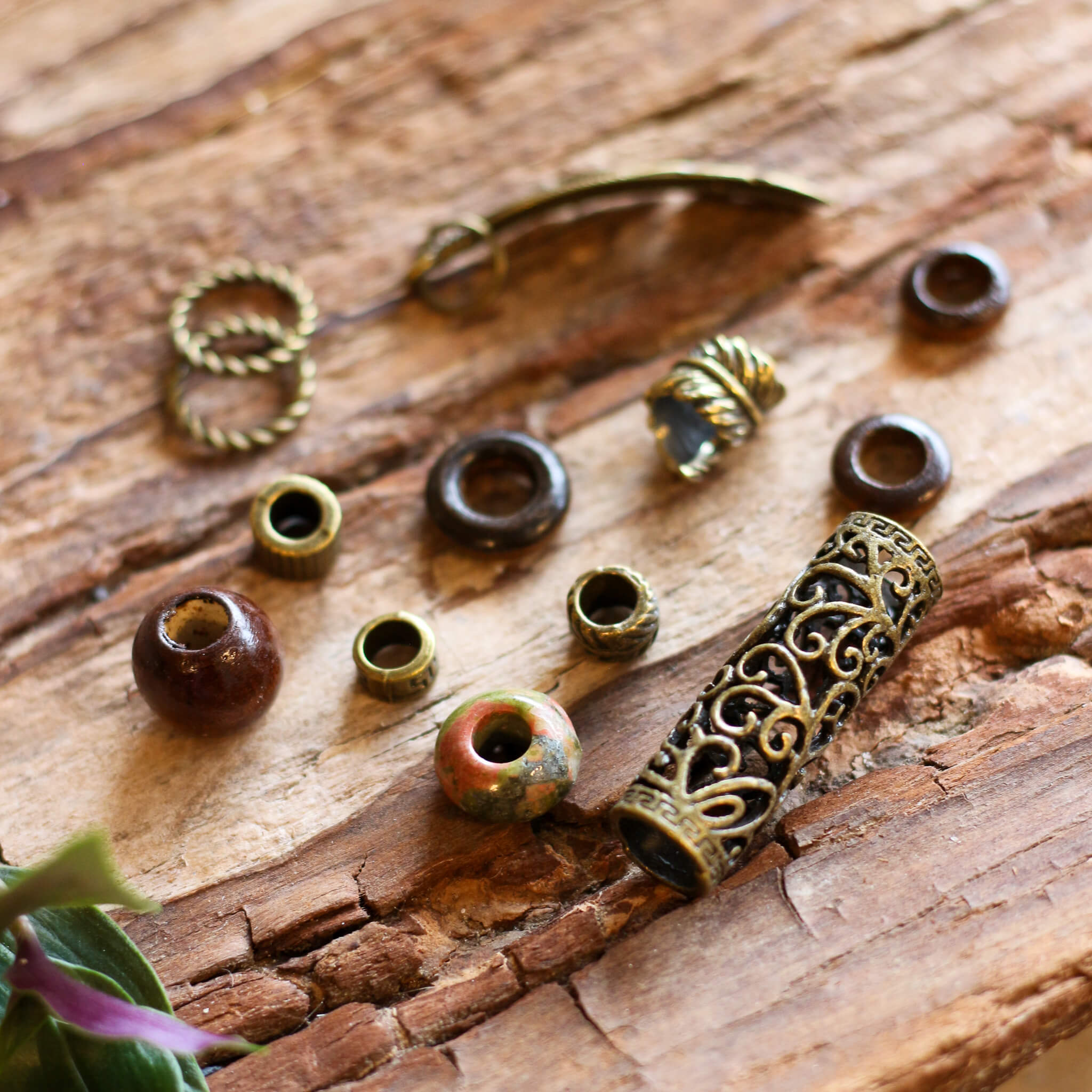 Ravens Nest Dreadlock-Schmuckset