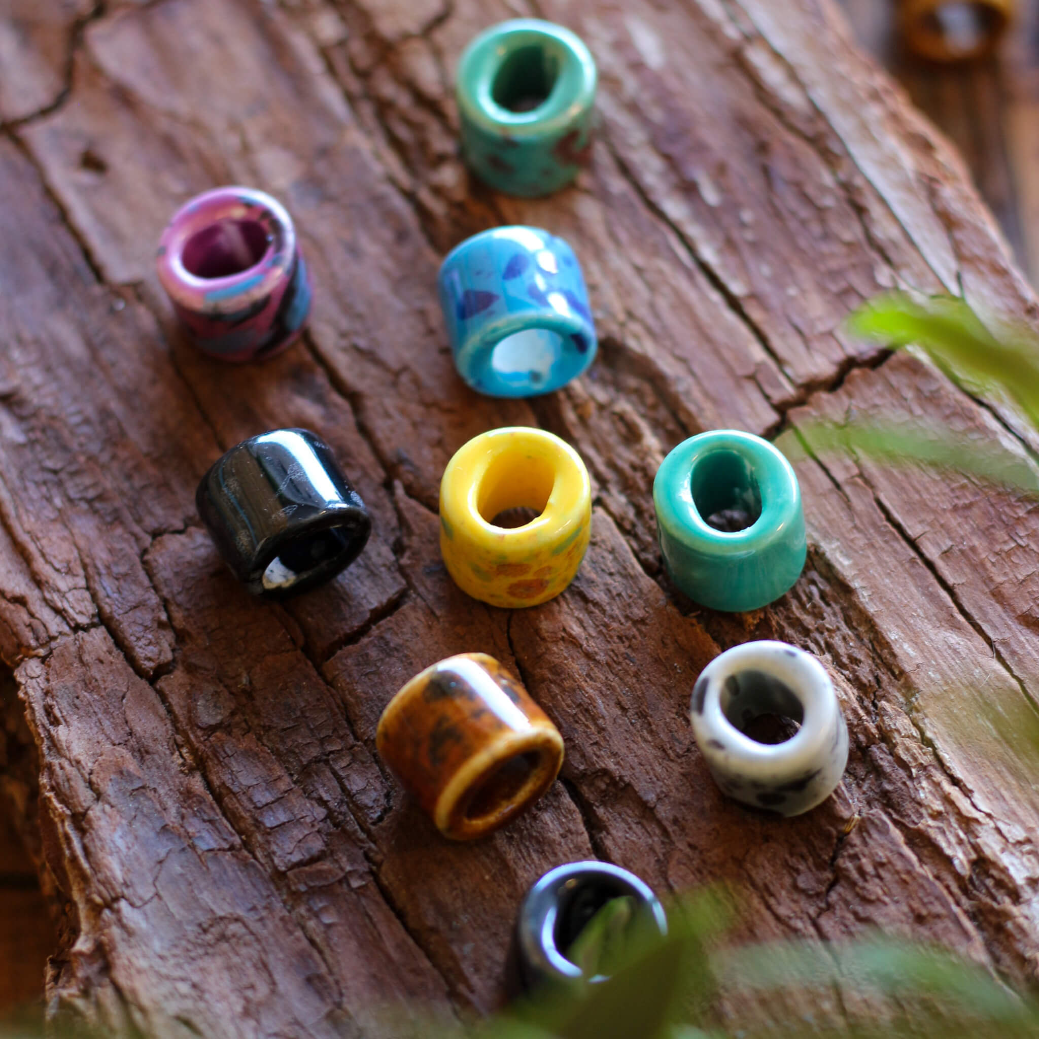 Large Ceramic Bead Set