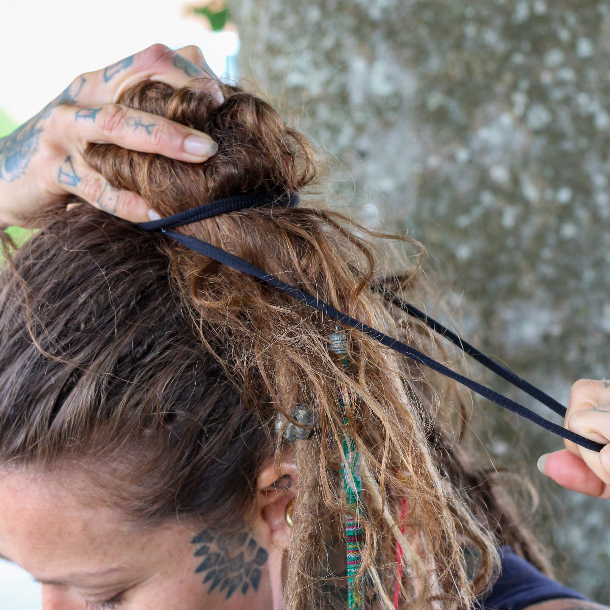 Large Stretchy Dread Ties