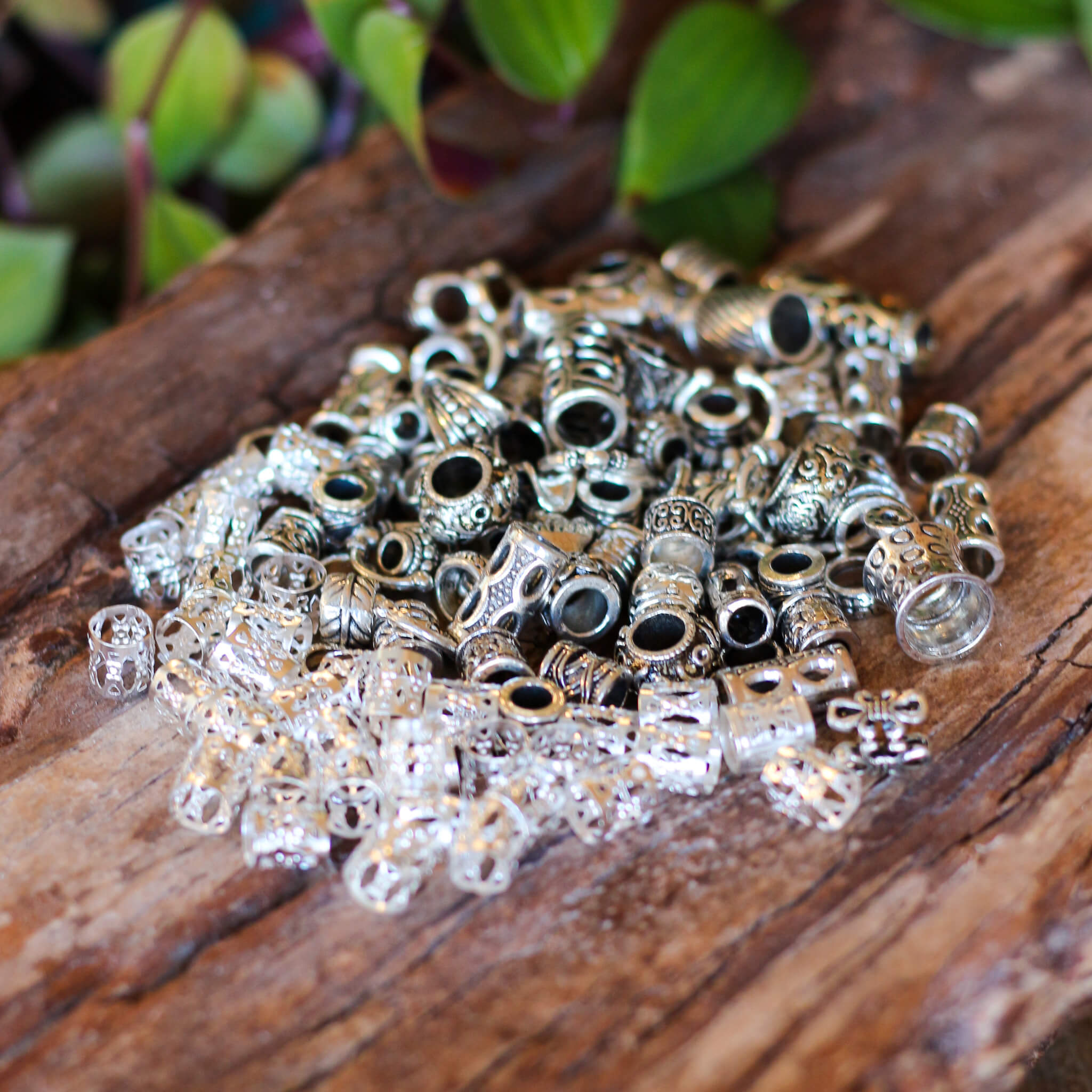 Mystery Dread Bead Set - Silver