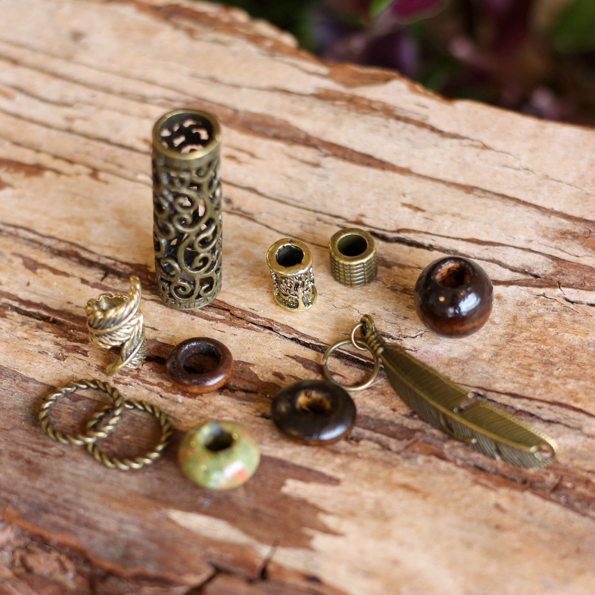 Ravens Nest Dread Bead Set
