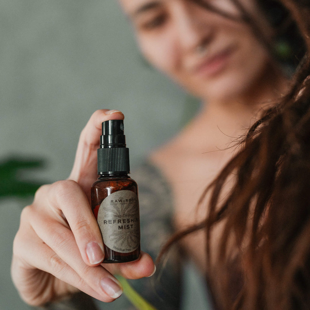 Refreshing Mist Sample Set - 4 natural refreshing sprays for dreadlocks ...