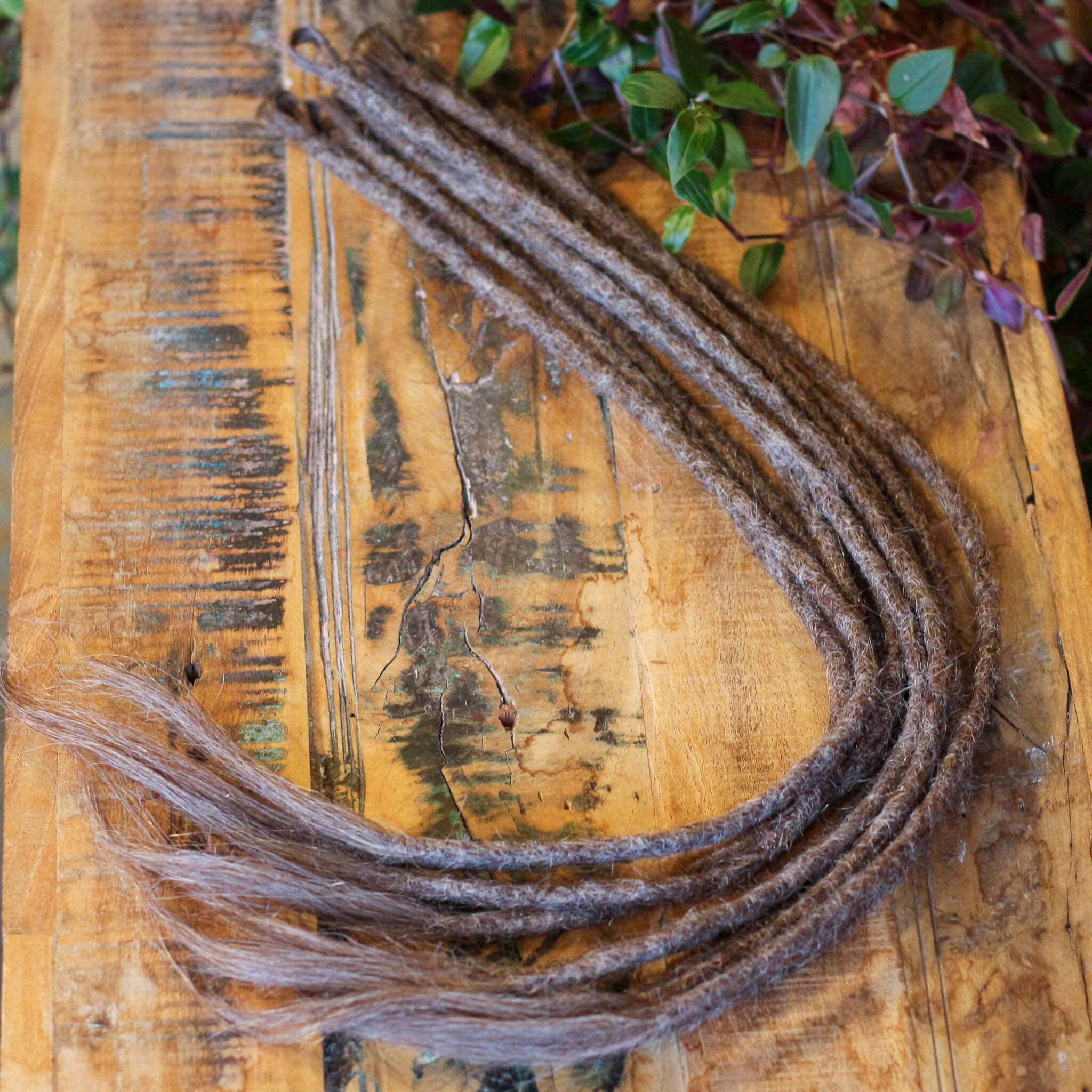 Single Ended (SE) Dreadlock Extensions - Grå Mix