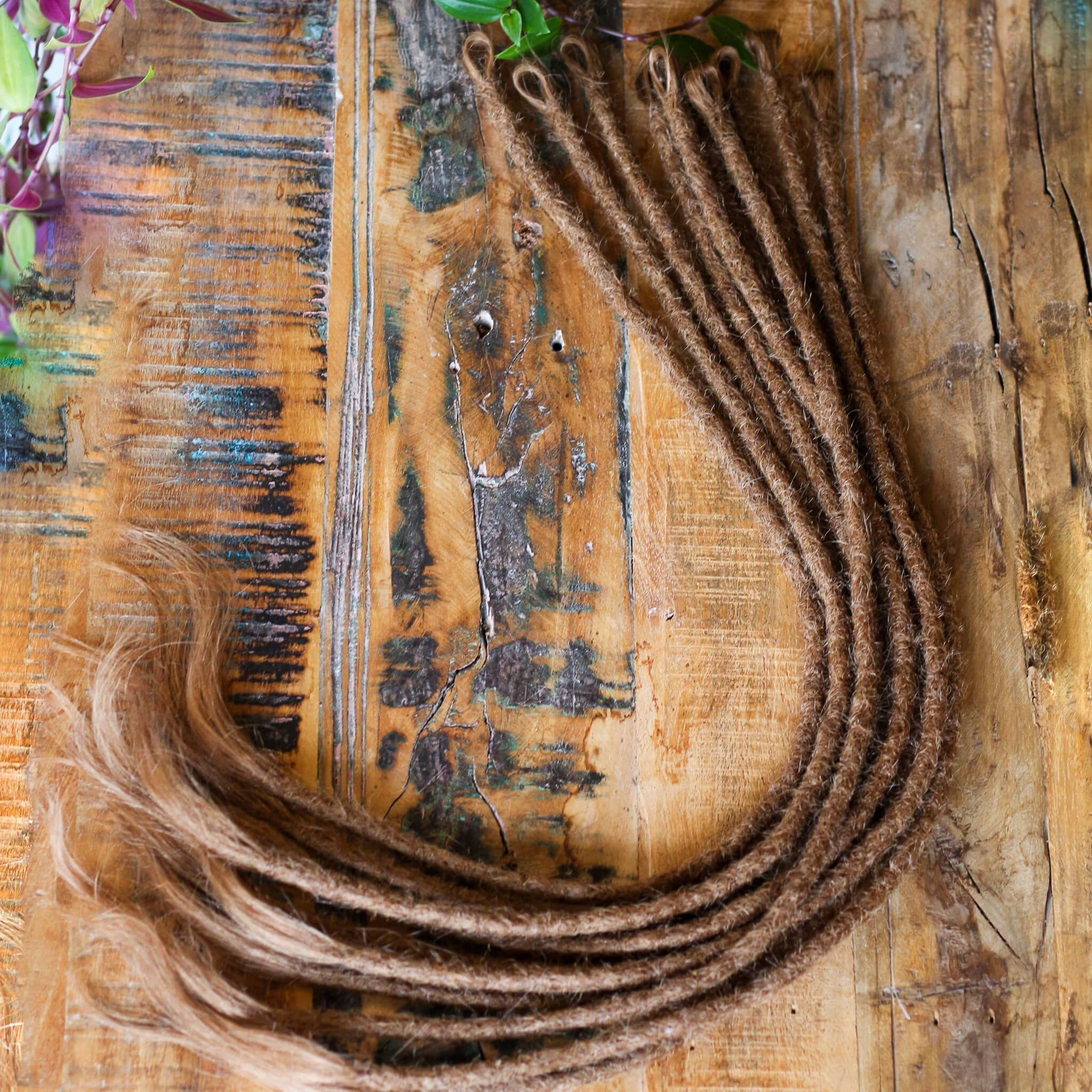 Single Ended (SE) Dreadlock Extensions - Mørkeblond
