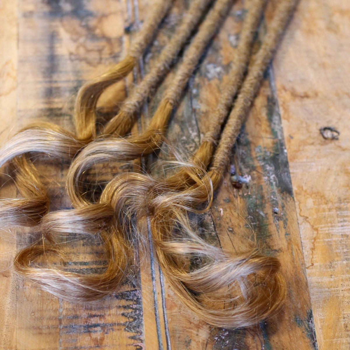 Single Ended (SE) Long End Dreadlocks - Blonde