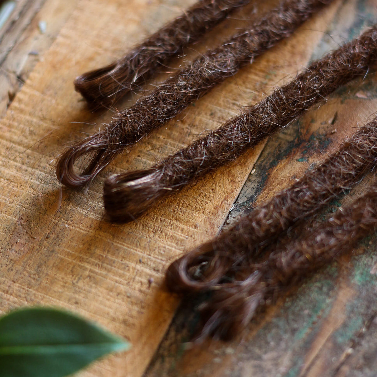 Single Ended (SE) Long End Dreadlocks - Light Brown