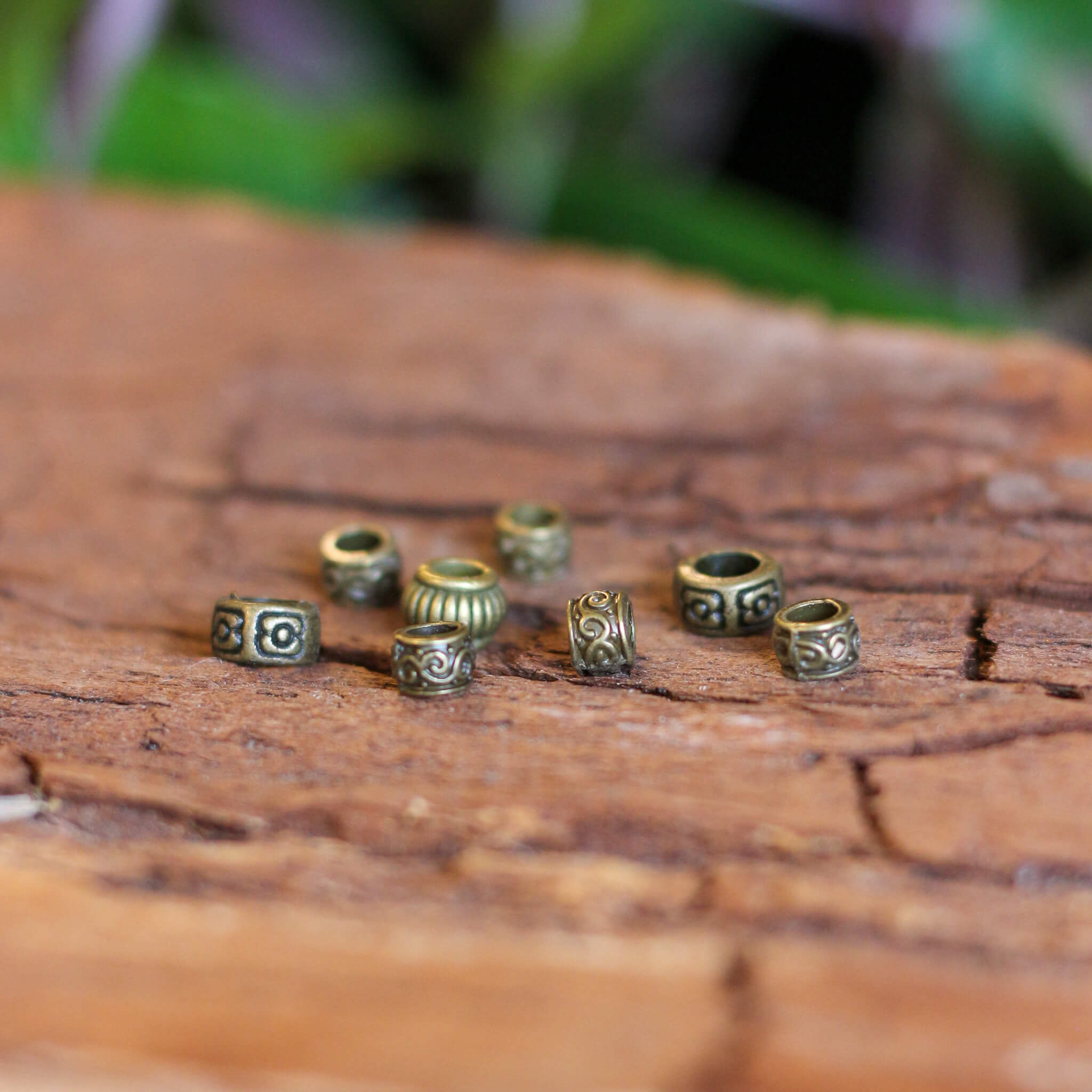 Sister Locs Bronze Bead Set