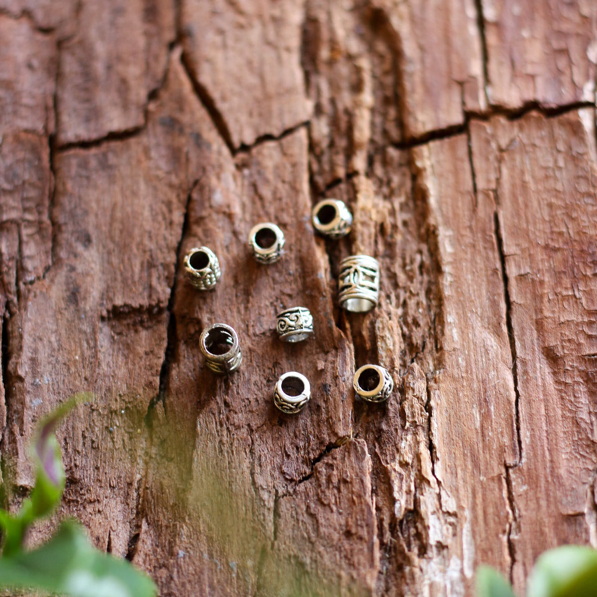 Sisterlocs Silver Bead Set