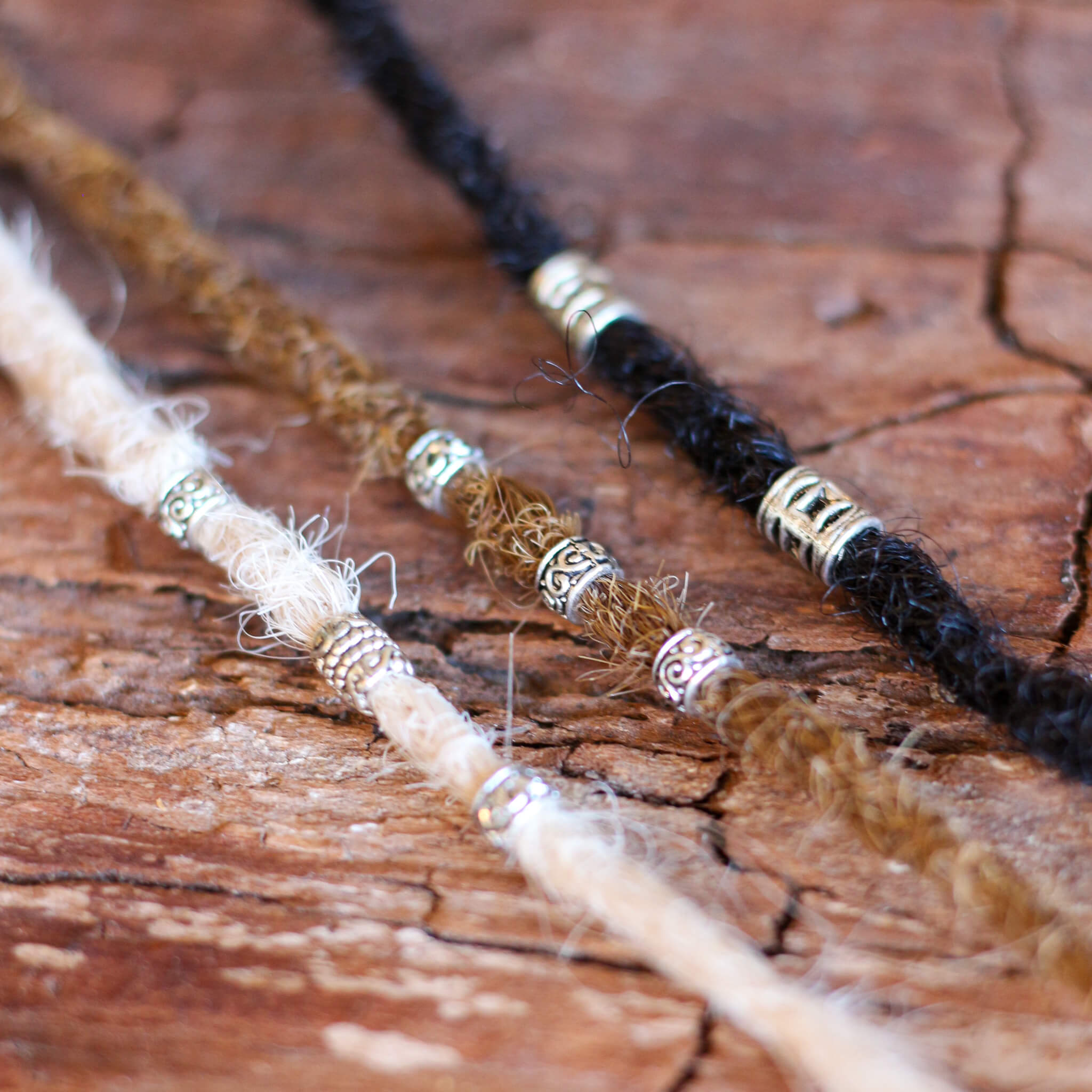 Sisterlocs Silver Bead Set