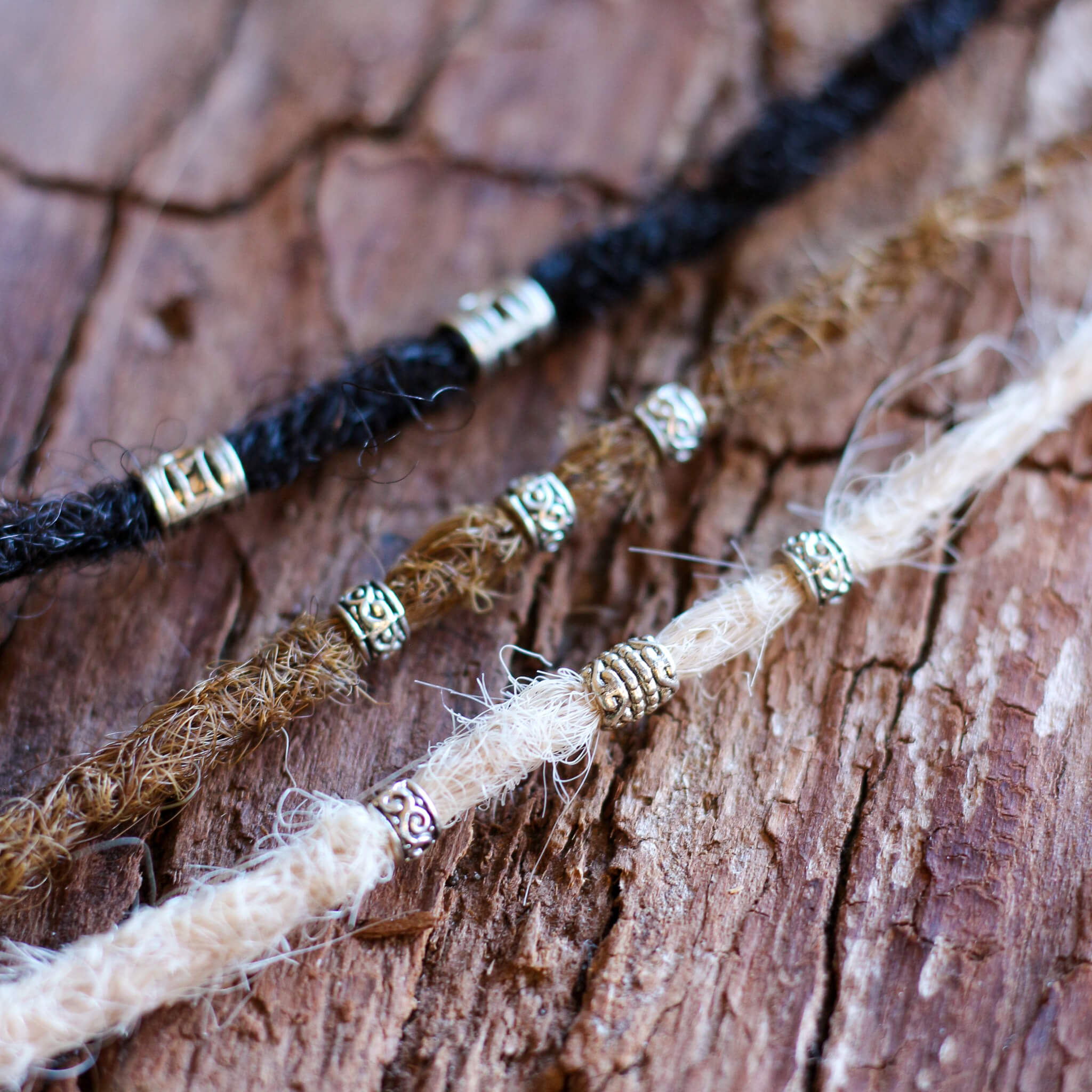 Sisterlocs Silver Bead Set