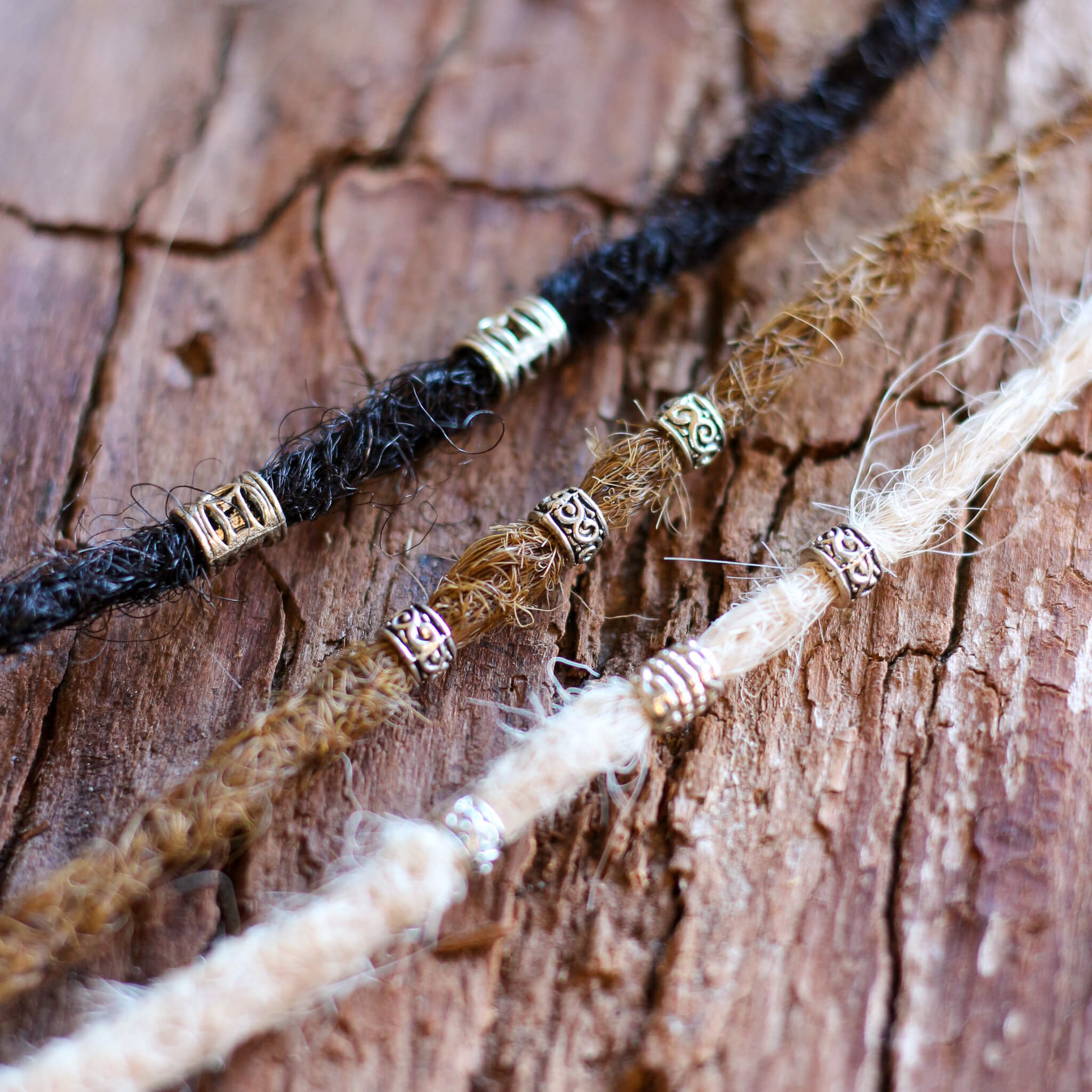 Sisterlocs Silver Bead Set