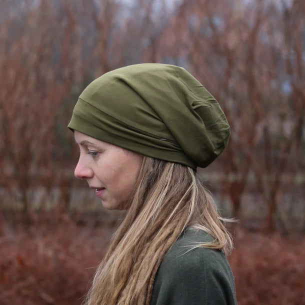 Thin Bamboo Satin Lined Bonnet Cap