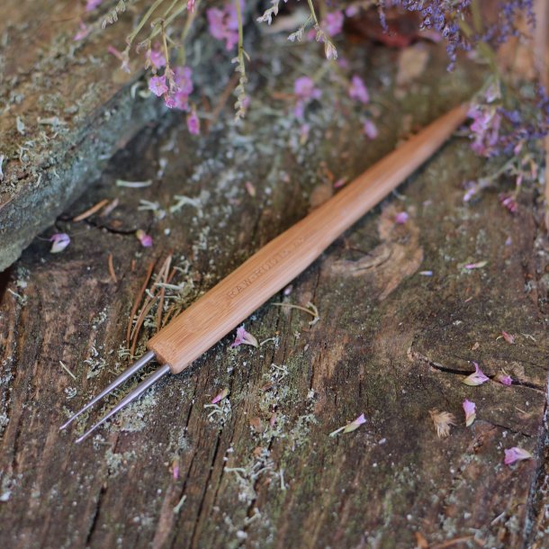 Spids Dreading Hæklenål Bambus